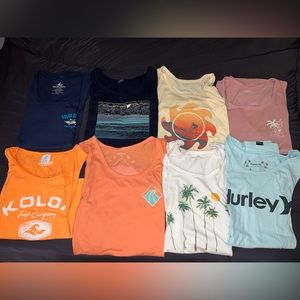 8x Large Men’s Tank Tops - Hurley, Old Navy, Koloa